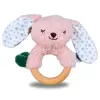Snuggle Berry Bunny Wooden Ring Rattle