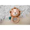 Snuggle Hugsworth Lion Wooden Ring Rattle Detail-Three