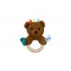 Snuggle Maple Bear Wooden Ring Rattle Detail