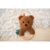 Snuggle Maple Bear Wooden Ring Rattle Detail-Two