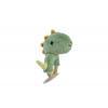Snuggle Minty Dinosaur Wooden Ring Rattle Detail