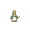 Snuggle Minty Dinosaur Wooden Ring Rattle Detail-Four