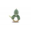 Snuggle Minty Dinosaur Wooden Ring Rattle Detail-Five