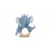 Snuggle Trunks Elephant Wooden Ring Rattle Detail