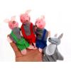 Three Little Pigs Finger Puppets Detail