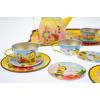 Tin Tea Set Bee 15pc Detail-4