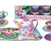 Tin Tea Set Fairy Flower 15pc Detail
