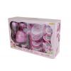 Tin Tea Set Rose 15pc Detail-Three