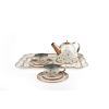 Tin Tea Set Gold Star in Suitcase Detail-3