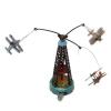 Tin Toy Biplane Carousel Detail