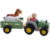 Tractor Trailer Farm Animal Green