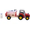 Tractor Trailer Farm Animal Red