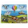 Transport Peg Puzzle Two In One