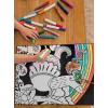 Unicorn Velvet Colouring Craft Kit Detail