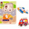 Vehicle Peg Puzzle Detail