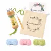 Wattle Blooms Knitting Doll