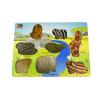 Wild Animal Peg Puzzle Two In One Detail-3