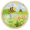 9pcs Jigsaw Puzzle Bee Garden