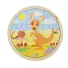 Wooden 9pcs Jigsaw Puzzle Kangaroo