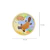 Wooden 9pcs Jigsaw Puzzle Platypus Wombat Detail