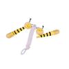 Wooden Adjustable Skipping Rope Bee Detail