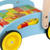 Wooden Baby Walker With Forest Blocks Detail-Three