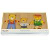 Wooden Bear Family Dress-Up Puzzle Detail-Two