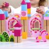 Wooden Blocks Princess Castle Detail-Three