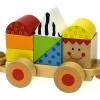 Wooden Block Train Push Toy Detail-Three