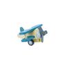 Blue Pull Back Clockwork Biplane Detail
