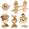 Wooden Building Planks 250 Pieces Detail