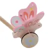 Wooden Butterfly Push Along