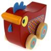 Wooden Walking Music Box Chicken Detail