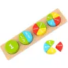 Educational Fraction Wooden Puzzle