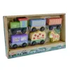 Farm Train With Animals Wooden