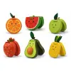 Wooden Fruit Castanets Set of Six