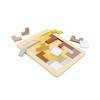 Wooden Hexagon Pentomino Brainteasers Set of Six Detail