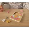 Wooden Hexagon Pentomino Brainteasers Set of Six Detail-4