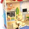 Wooden Hospital Doctor Nurse Playset Detail