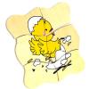Wooden Layer Puzzle Egg Chicken Detail-Three