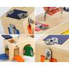 Wooden Lock Activity Box Detail-3