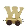 Wooden Name Train Letter W