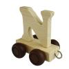 Wooden Name Train Letter N Detail