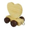 Wooden Name Train Heart Detail