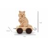 Wooden Name Train Quokka Detail
