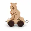 Wooden Name Train Quokka