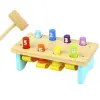 Wooden Knock Bench With 8 Pins