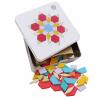 Pattern Blocks in Tin Box Detail