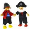 Wooden Toy Pirate Dolls Detail-Two