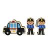 Wooden Police Station Latch Playset Detail-4